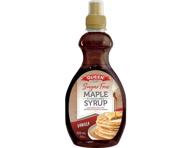 Queen Sugar Free Maple Syrup Vanilla 355ml