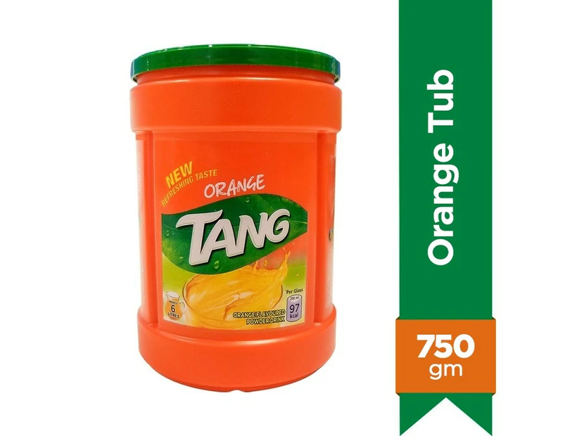Tang Instant Drink Mix Powder Orange Flavour Tub 750g