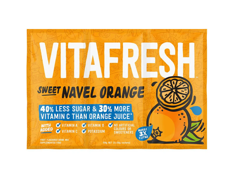 Vitafresh Tang Instant Drink Mix Powder Orange Flavour 150g
