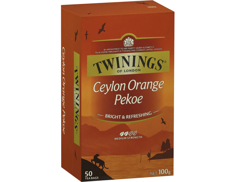 Twinings Ceylon Orange Pekoe Tea Bags 50 Pack