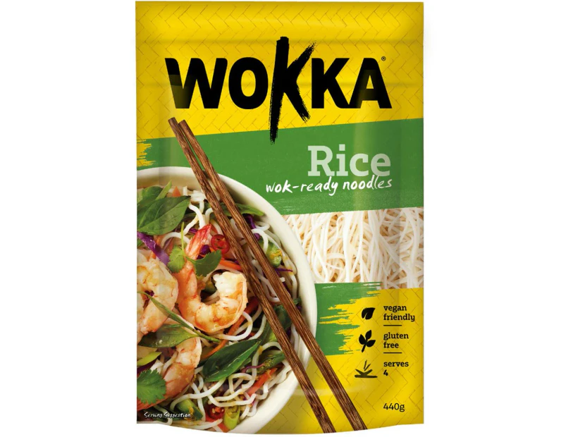 Wokka Rice Wok Ready Noodles Pack 440g