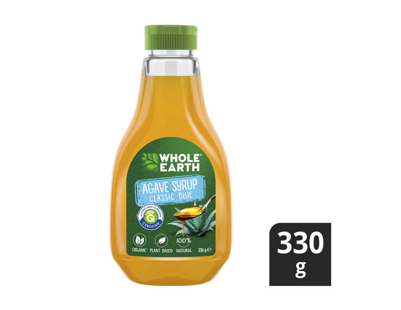 Whole Earth Agave Syrup Organic Classic Blue Sweetner 330g