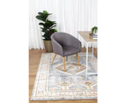 Providence Zaida Traditional Grey & Terracotta Rug