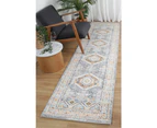 Providence Zaida Traditional Grey & Terracotta Rug