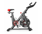 Exercise Spin Bike Flywheel Fitness Commercial Home Gym Unique Design - Black
