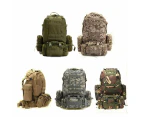 Hiking 4 In 1 Military Camping SWAT Molle 3 Day Assault Tactical Outdoor Backpack Bag - Desert Camouflage