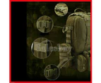 Hiking 4 In 1 Military Camping SWAT Molle 3 Day Assault Tactical Outdoor Backpack Bag - Desert Camouflage