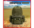 Hiking 4 In 1 Military Camping SWAT Molle 3 Day Assault Tactical Outdoor Backpack Bag - Desert Camouflage