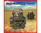 Hiking 4 In 1 Military Camping SWAT Molle 3 Day Assault Tactical Outdoor Backpack Bag - Desert Camouflage