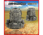 Hiking 4 In 1 Military Camping SWAT Molle 3 Day Assault Tactical Outdoor Backpack Bag - Desert Camouflage