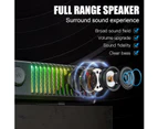 Computer Speakers USB HiFi Stereo PC Speaker LED Gaming Sound Bar Microphone