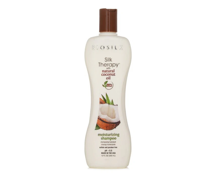 BioSilk Silk Therapy with Coconut Oil Moisturizing Shampoo 355ml/12oz