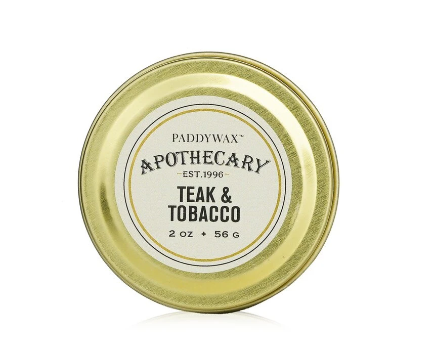 Paddywax Apothecary Candle  Teak & Tobacco 56g/2oz