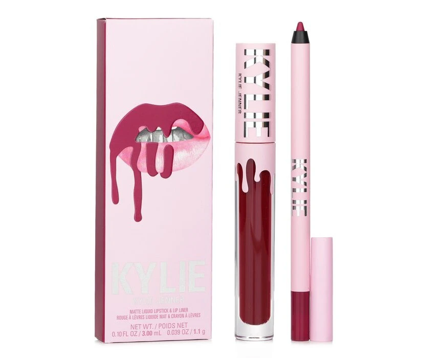 Kylie By Kylie Jenner Matte Lip Kit: Matte Liquid Lipstick 3ml + Lip Liner 1.1g  # 403 Bite Me 2pcs