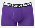 Bonds Men's Everyday Trunks 3-Pack - Black/Purple/Teal