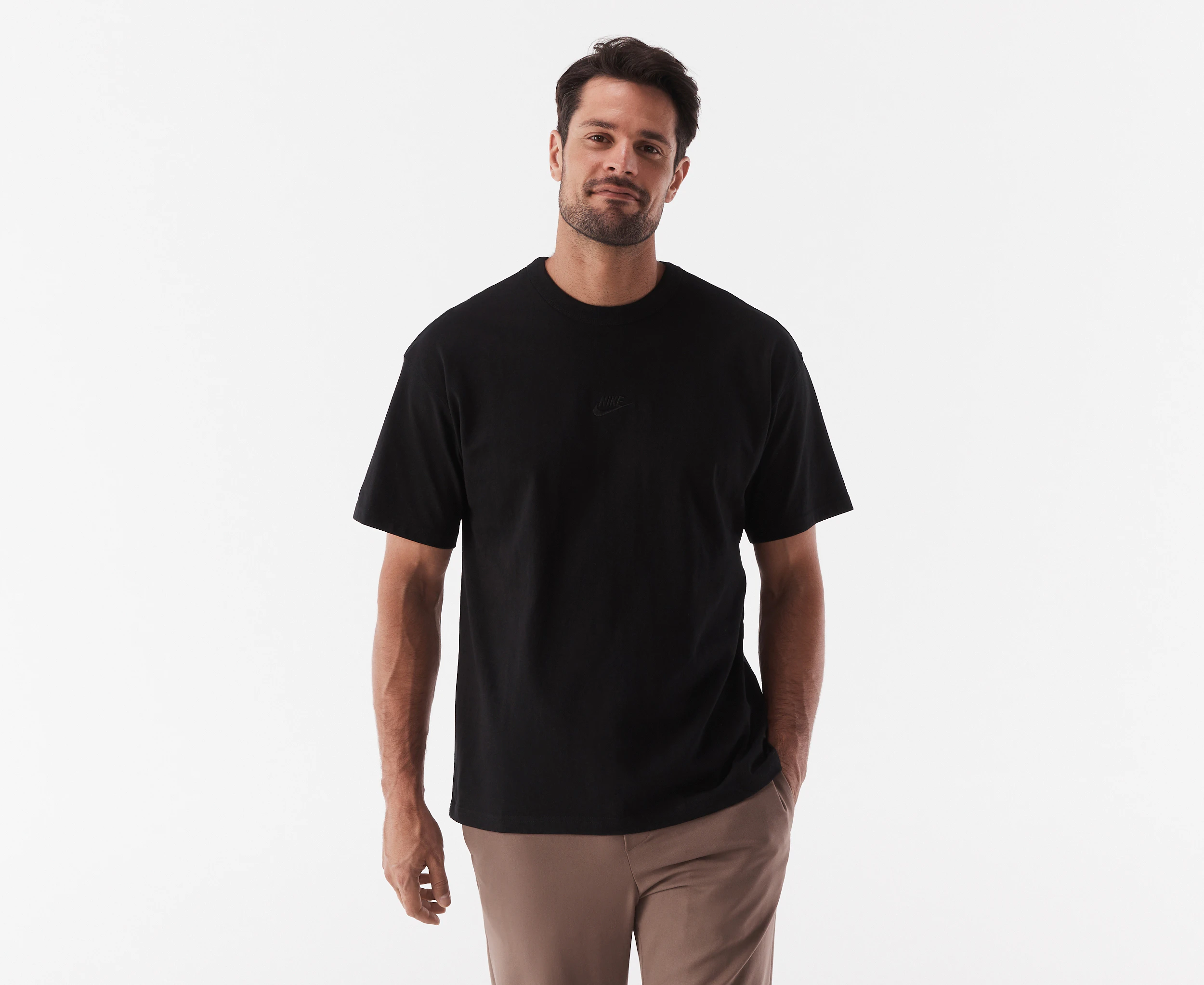 Nike Sportswear Men's Premium Essentials Loose Fit Tee / T-Shirt / Tshirt - Black