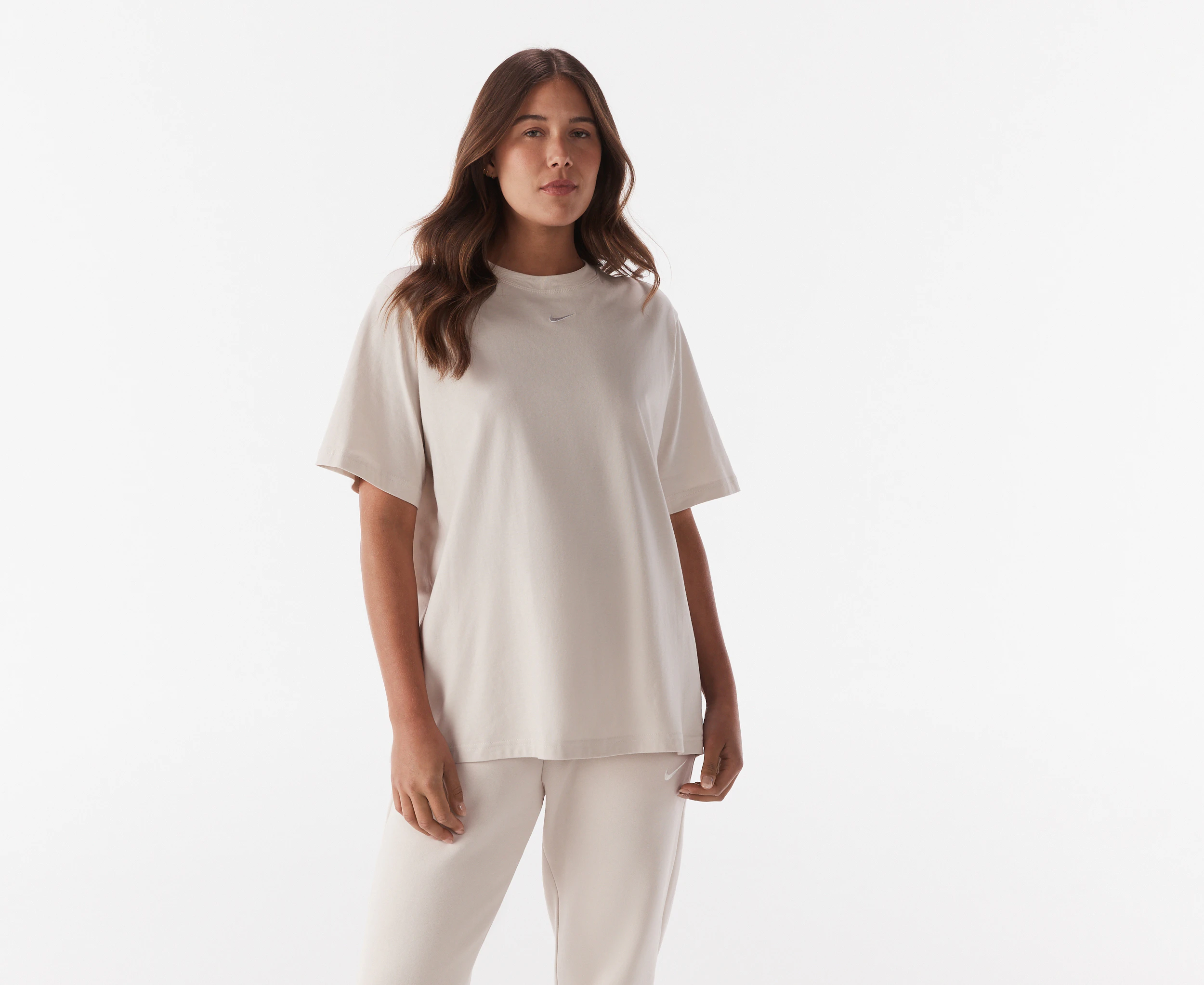 Nike Sportswear Women's Essential Loose Fit Tee / T-Shirt / Tshirt - Orewood Brown