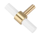 Cabinet Knobs Cupboard Pull Drawer Handle Knob Hardware Replacement Accessory (White)