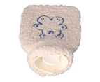 Plush Hot Water Bottle 500ml Anti Scalding PVC Liner Hot Water Bag with Plush Cover for Home Travel Office Apricot Bear