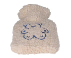 Plush Hot Water Bottle 500ml Anti Scalding PVC Liner Hot Water Bag with Plush Cover for Home Travel Office Apricot Bear