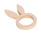50Pcs Wooden Bunny Napkin Ring Handmade Rabbit Ear Holder Dinner Weddings Parties Decor
