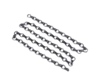 2Pcs Hanging Chain One Meter Rustproof Anticorrosion Convenient Assembly Light Fixture Chain For Diy Bird Feedersgray