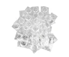 50PCS 3.8in Acrylic Badge Clear Picture Photo Button Pins for Craft Supplies School Projects