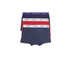 3 x Mens Bonds Guyfront Trunk Trunks Underwear Cotton/Elastane - Navy Stripe, Red, Blue Monday Marle