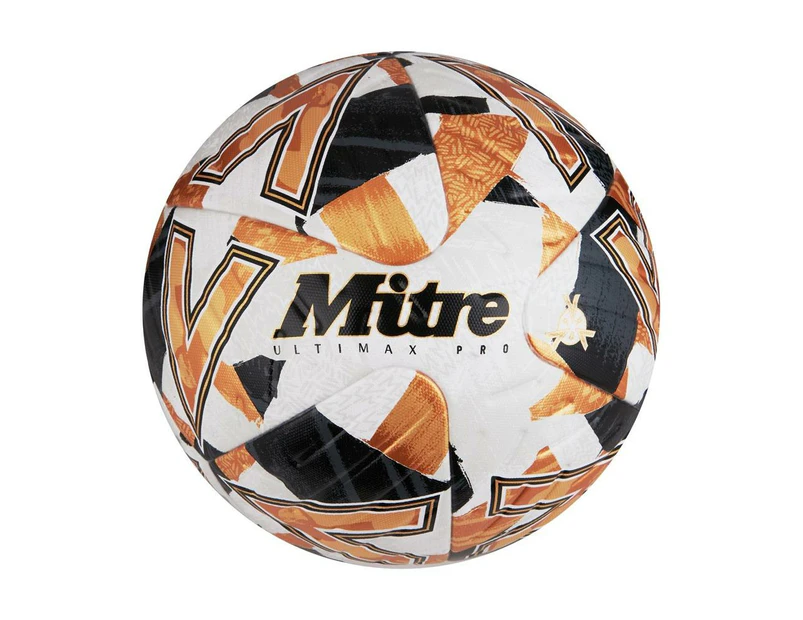 Mitre Ultimax Pro 2024 Football (White/Black/Orange) - CS1926