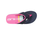 Animal Childrens/Kids Swish Contrast Recycled Flip Flops (Space Pink) - MW2670