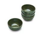 4 x Mikasa 10cm Jardin Dipping Bowl - Green