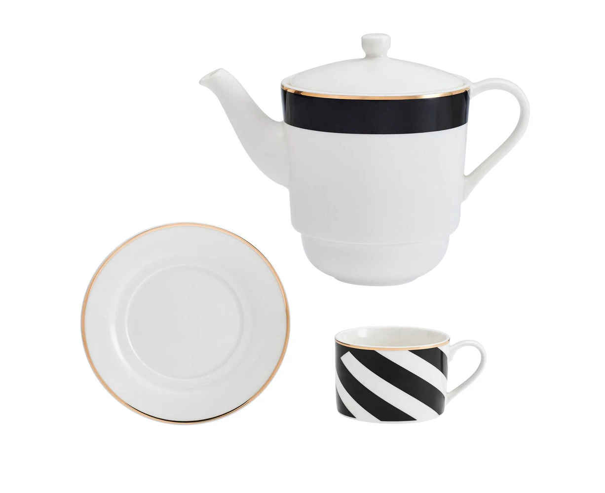 Mikasa 3-Piece Luxe Deco Tea For One Set