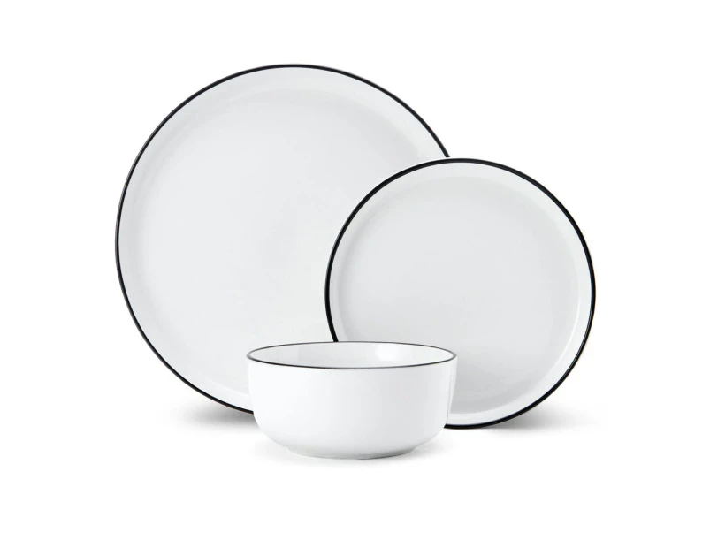 Mikasa 12-Piece Limestone Dinner Set - White