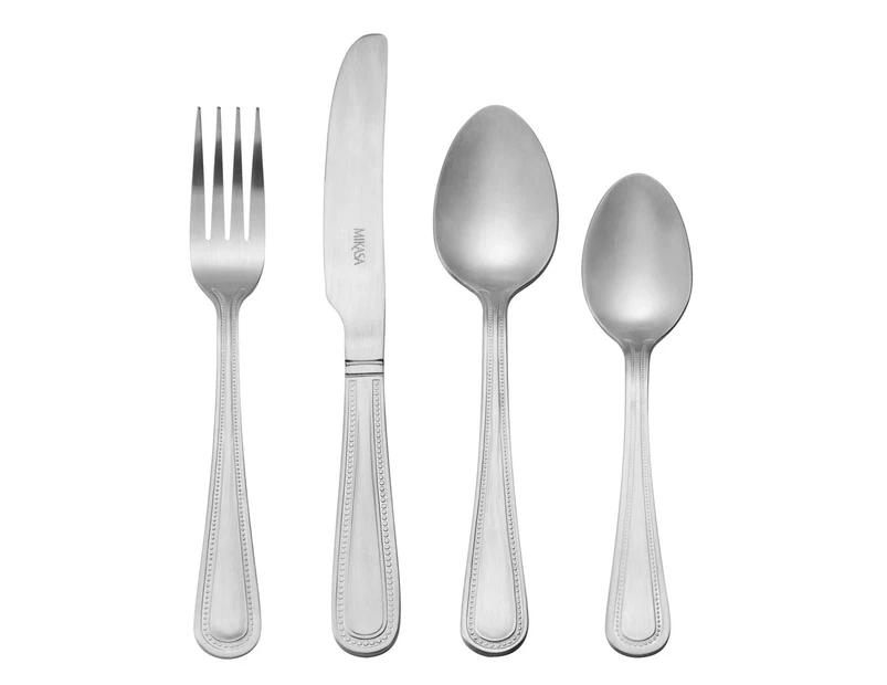 Mikasa 16-Piece Portobello Cutlery Set - Silver