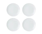 12pc Mikasa Chalk Kitchen Porcelain Dinner Tableware Dining Set, White