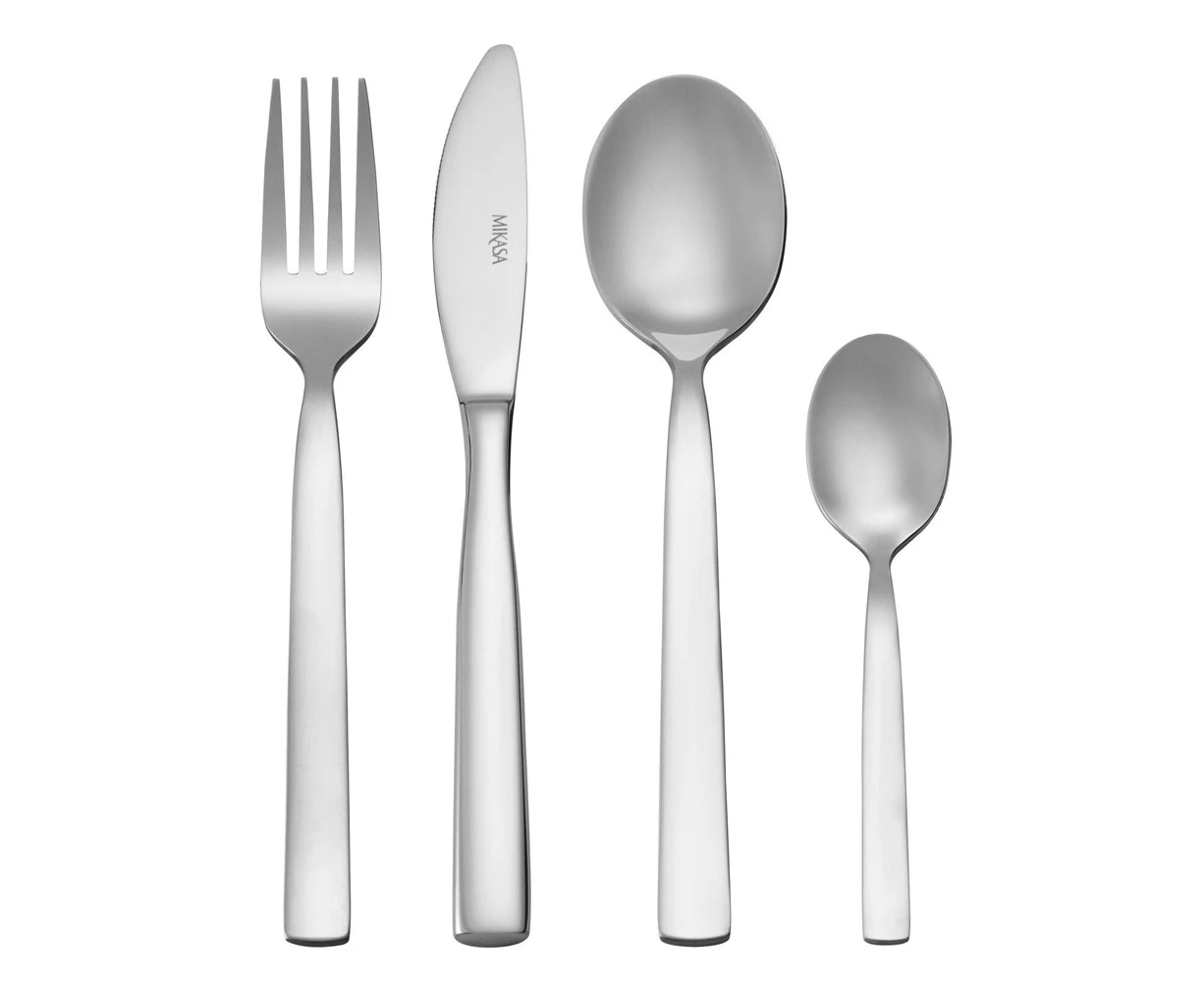 Mikasa 16-Piece Beaumont Cutlery Set - Silver