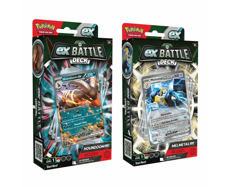 Pokemon TCG Melmetal & Houndoom Battle Deck Trading Card Game Kids/Children 6y+