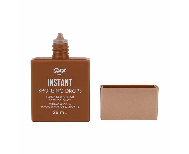 Instant Bronzing Drops, Medium to Deep Bronze - OXX Cosmetics