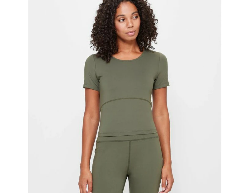 Target Active Workout Fitted T-Shirt - Green