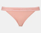 Calvin Klein Women's The Ultimate Comfort Bamboo Bikini Briefs 3-Pack - Grey/Peach/Raspberry Bliss