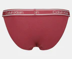 Calvin Klein Women's The Ultimate Comfort Bamboo Bikini Briefs 3-Pack - Grey/Peach/Raspberry Bliss