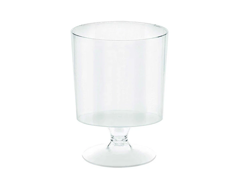 Mini Catering Pedestal Cups Clear Plastic 147ml