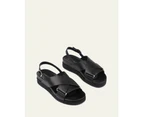 Jo Mercer Women's Miles Flat Espadrille Sandals - Black