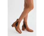 Jo Mercer Women's Stevie Mid Ankle Boots - Tan