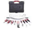 TOPEX 65-Piece Mechanics Hand Tool Set