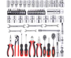 TOPEX 65-Piece Household Hand Tool Set Home Auto Repair Kit Premium Quality