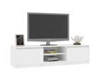 vidaXL TV Cabinet White 140x40x35.5 cm Engineered Wood