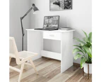 vidaXL Desk White 100x50x76 cm Engineered Wood