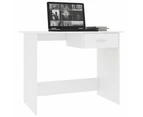 vidaXL Desk White 100x50x76 cm Engineered Wood