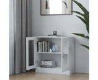 vidaXL Vitrine Cabinet White 82.5x30.5x80 cm Engineered Wood